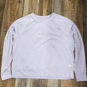Vuori Halo Lilac Sweatshirt in DreamKnit, size Small